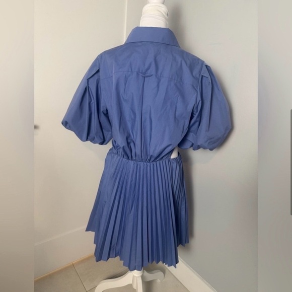 Simkhai Nadine Puff Sleeve Mini Dress/Size M - Picture 6 of 9